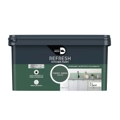 Maison Deco Refresh Kitchen Cupboards, Worktops & Splashbacks Paint Forest Green - 2L