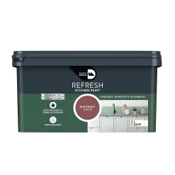 Maison Deco Refresh Kitchen Cupboards, Worktops & Splashbacks Paint Burgundy - 2L