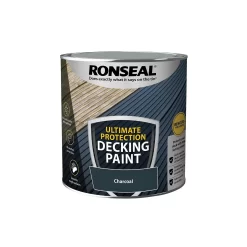 Ronseal Ultimate Protection Decking Paint Charcoal - 2.5L -Paint And Decorating 12889258 8644942291609083