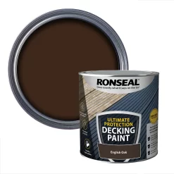Ronseal Ultimate Protection Decking Paint English Oak - 2.5L
