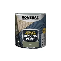 Ronseal Ultimate Protection Decking Paint Willow - 2.5L -Paint And Decorating 12889265 9024942291359495