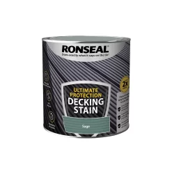 Ronseal Ultimate Protection Decking Stain Sage - 2.5L 5 Ronseal Ultimate Protection Decking Stain Sage - 2.5L -Paint And Decorating 12893334 1704949798702928