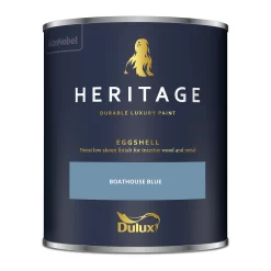 Dulux Heritage Eggshell Paint Boathouse Blue - 750ml -Paint And Decorating 12899006 1414847631205971