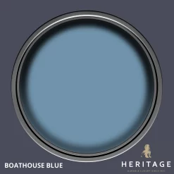 Dulux Heritage Eggshell Paint Boathouse Blue - 750ml -Paint And Decorating 12899006 3944847631250779