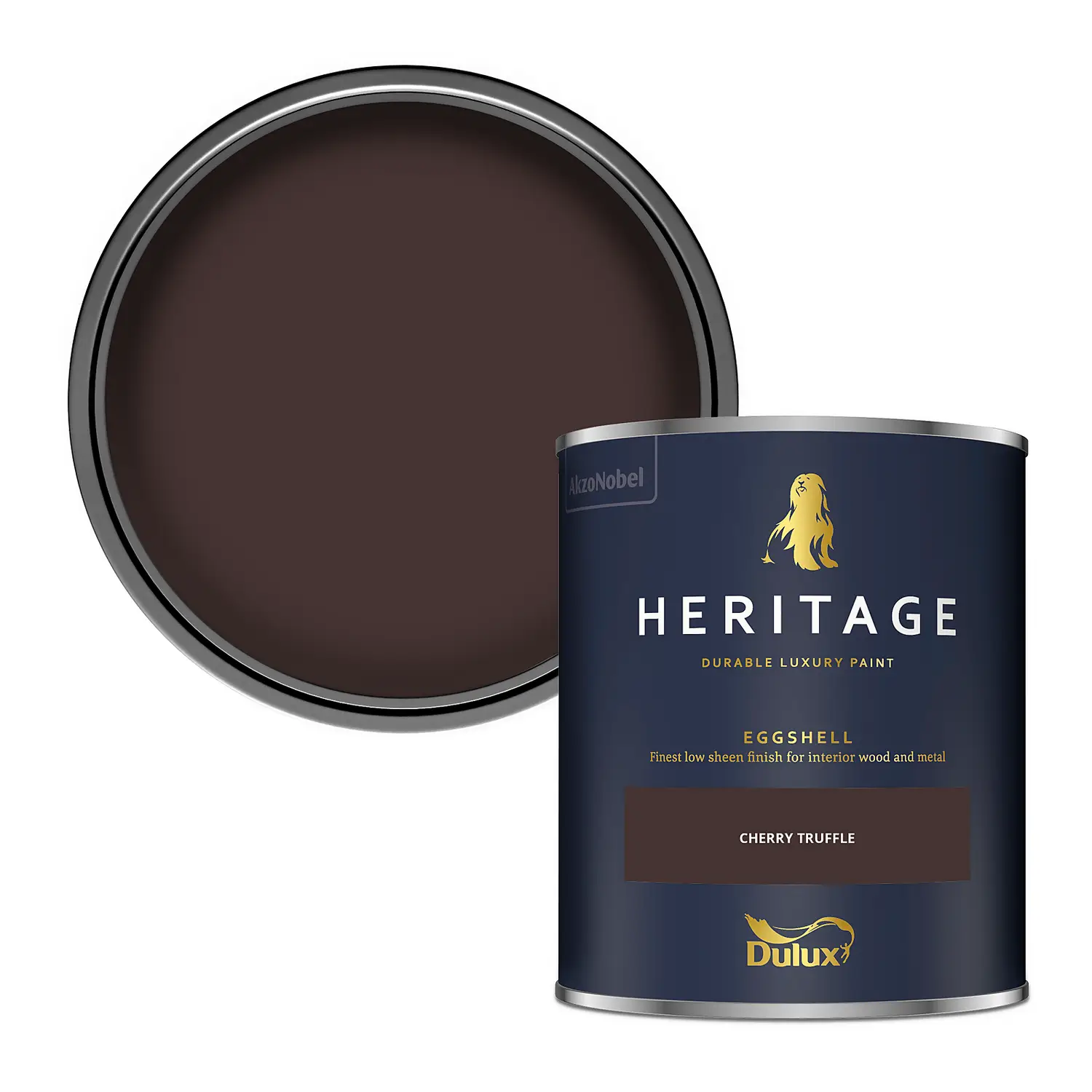Dulux Heritage Eggshell Paint Cherry Truffle - 750ml