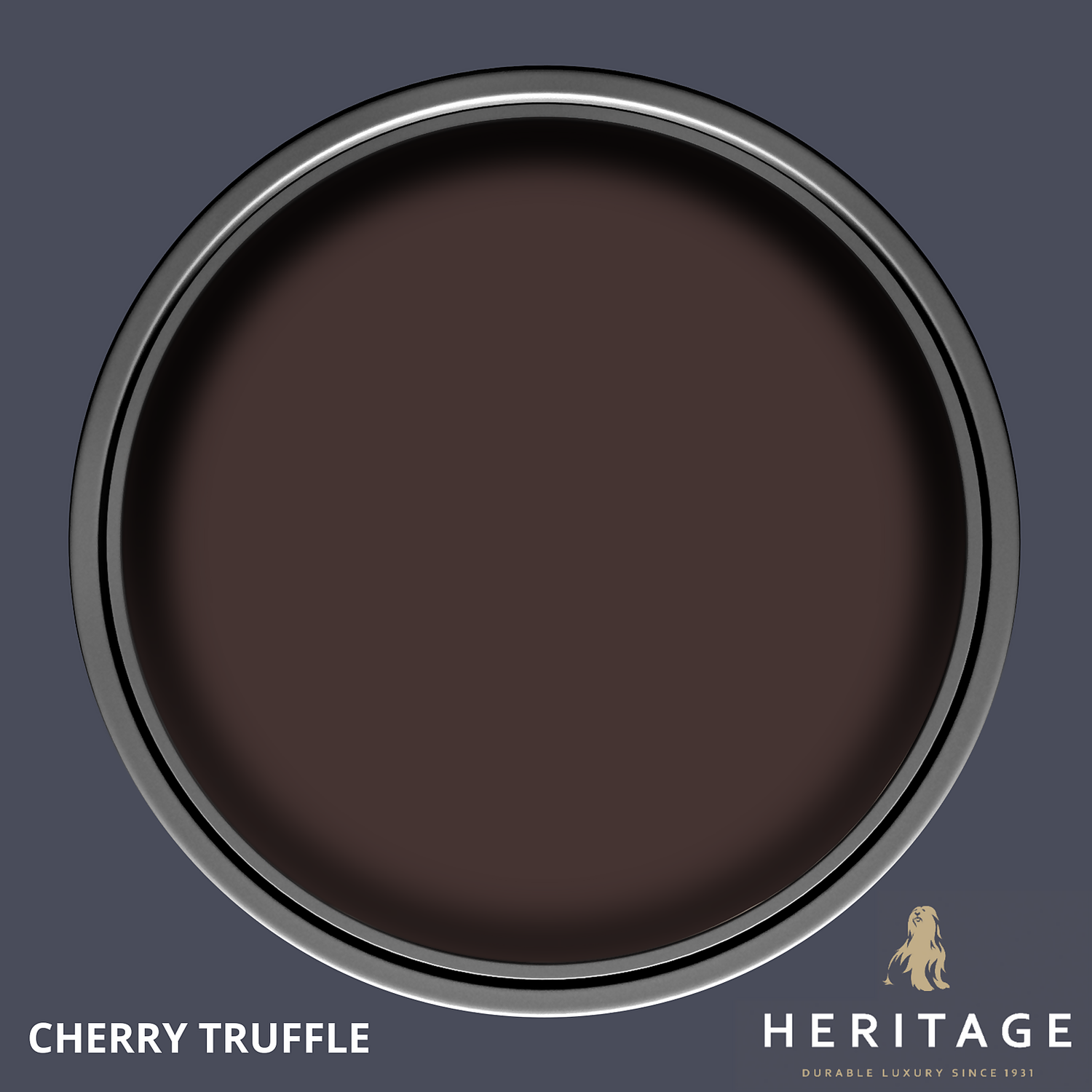 Dulux Heritage Eggshell Paint Cherry Truffle - 750ml 3 Dulux Heritage Eggshell Paint Cherry Truffle - 750ml - Image 3