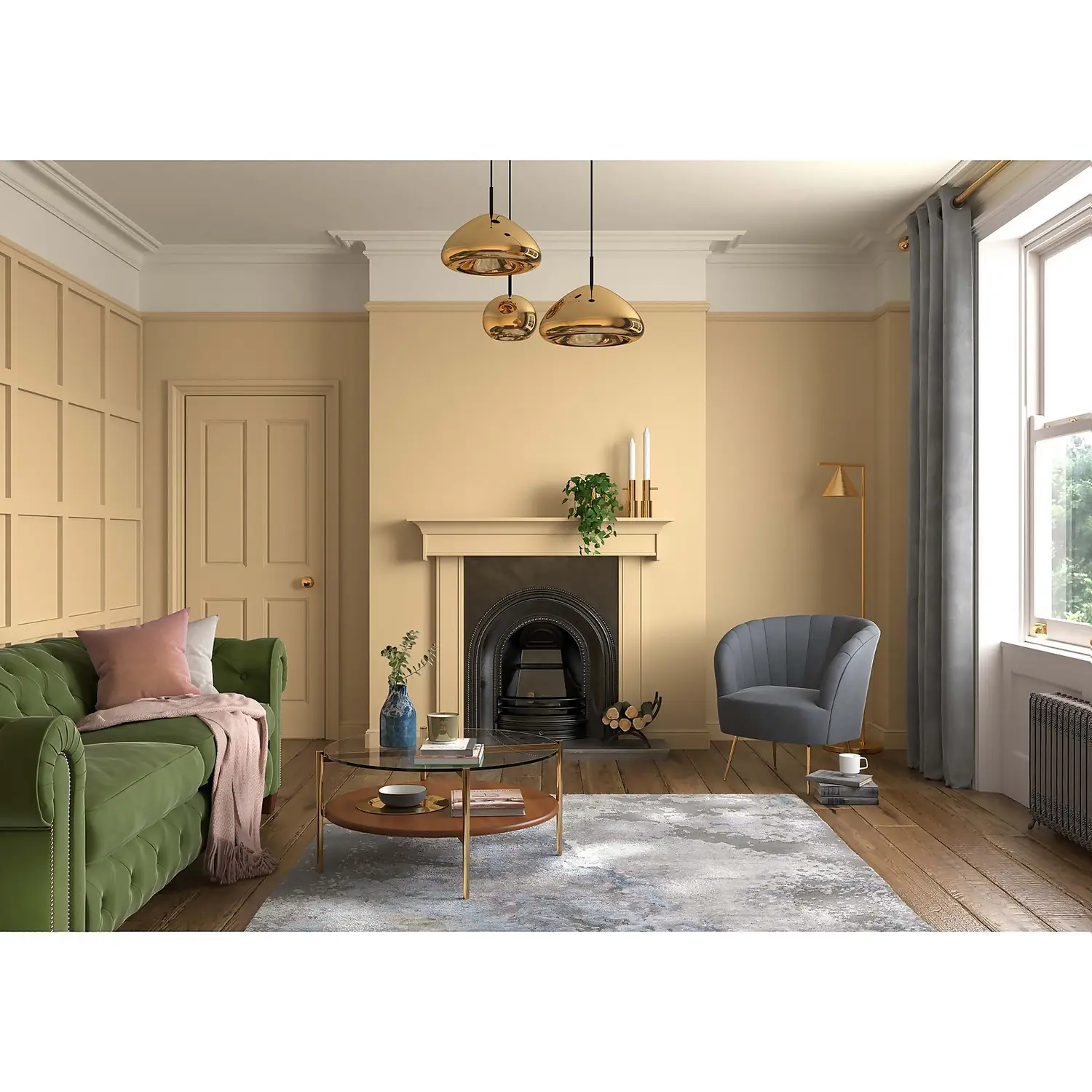 Dulux Heritage Matt Emulsion Paint Golden Ivory - 2.5L 2 Dulux Heritage Matt Emulsion Paint Golden Ivory - 2.5L - Image 2