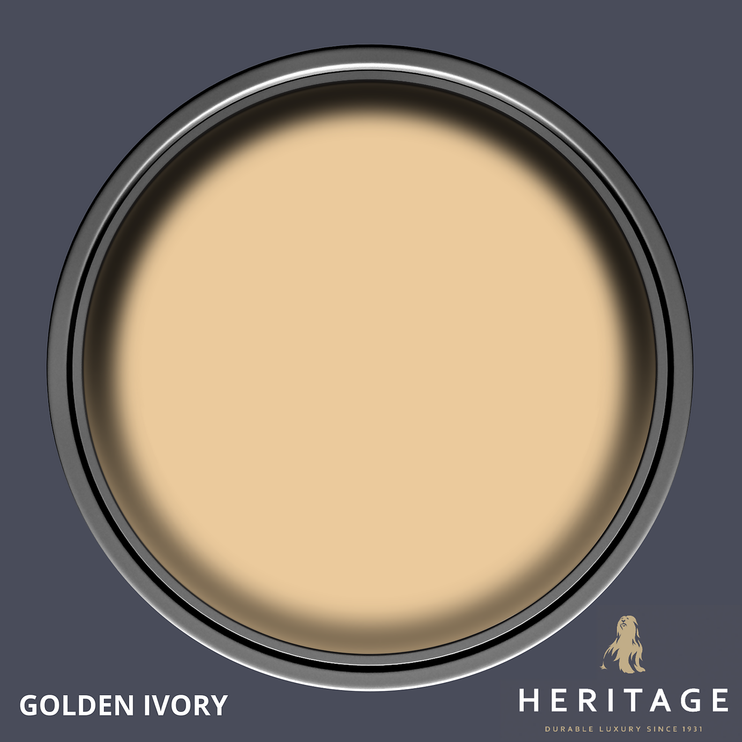Dulux Heritage Matt Emulsion Paint Golden Ivory - 2.5L 3 Dulux Heritage Matt Emulsion Paint Golden Ivory - 2.5L - Image 3