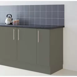 Ronseal One Coat Cupboard Paint Cobalt Grey Gloss - 750ml -Paint And Decorating 13052749 1794876686118191