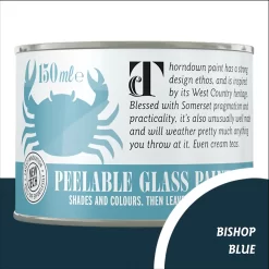 Thorndown Bishop Blue Peelable Glass Paint 150ml