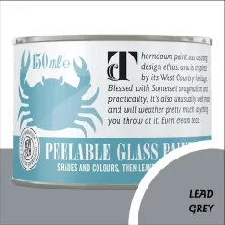 Thorndown Lead Grey Peelable Glass Paint 150ml