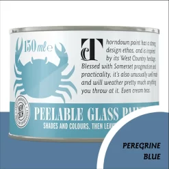 Thorndown Peregrine Blue Peelable Glass Paint 150ml