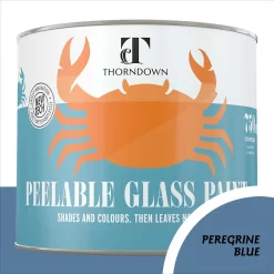 Thorndown Peregrine Blue Peelable Glass Paint 750ml