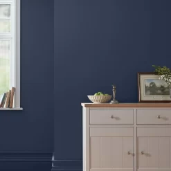 Country Living Matt Emulsion Multi-Surface Paint Inky Blue - Tester 125ml -Paint And Decorating 13419348 1324940802006990