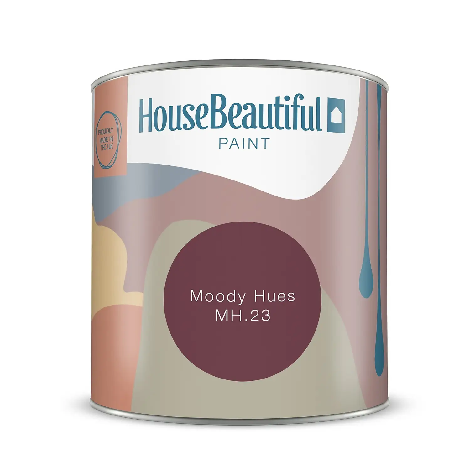 House Beautiful Durable Matt Emulsion Multi-Surface Paint Moody Hues MH.23 Tester - 125ml 6 House Beautiful Durable Matt Emulsion Multi-Surface Paint Moody Hues MH.23 Tester - 125ml - Image 6