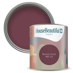 House Beautiful Durable Matt Emulsion Multi-Surface Paint Moody Hues MH.23 Tester - 125ml