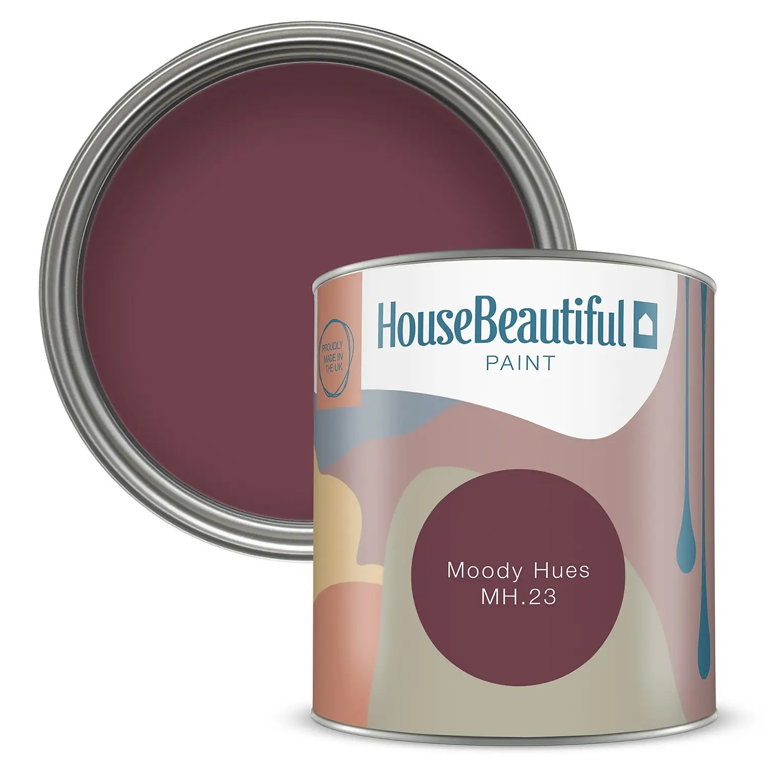 House Beautiful Durable Matt Emulsion Multi-Surface Paint Moody Hues MH.23 Tester - 125ml 1 House Beautiful Durable Matt Emulsion Multi-Surface Paint Moody Hues MH.23 Tester - 125ml