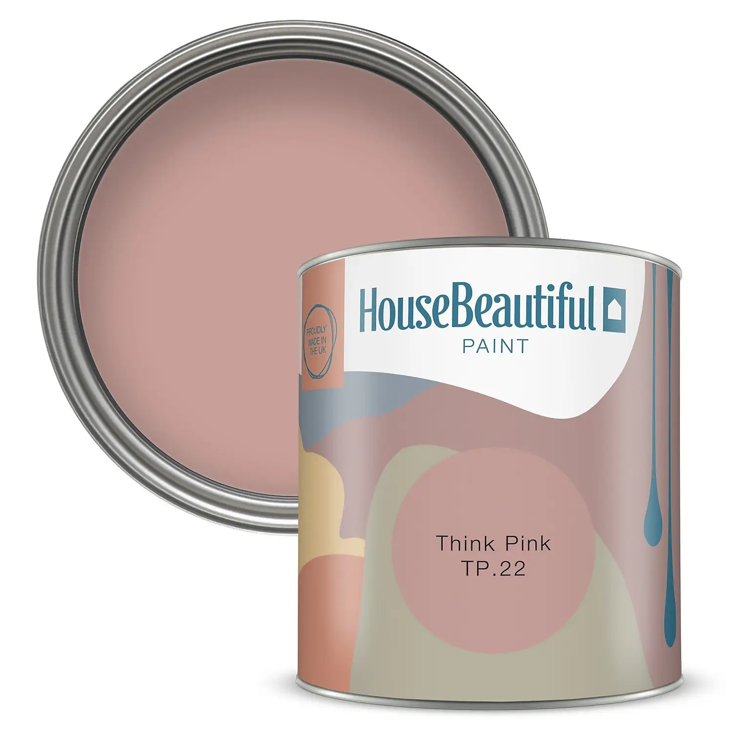 House Beautiful Durable Matt Emulsion Multi-Surface Paint Think Pink TP.22 Tester - 125ml 1 House Beautiful Durable Matt Emulsion Multi-Surface Paint Think Pink TP.22 Tester - 125ml