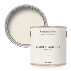 Laura Ashley Eggshell Garden Paint Ivory - 2.5L