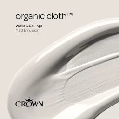 Crown Matt Emulsion Paint Organic Cloth - 2.5L -Paint And Decorating 13807023 1904964054786511