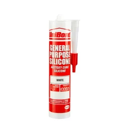 UniBond General Purpose Silicone Sealant - White