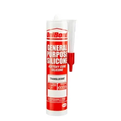 UniBond General Purpose Silicone Sealant - Translucent