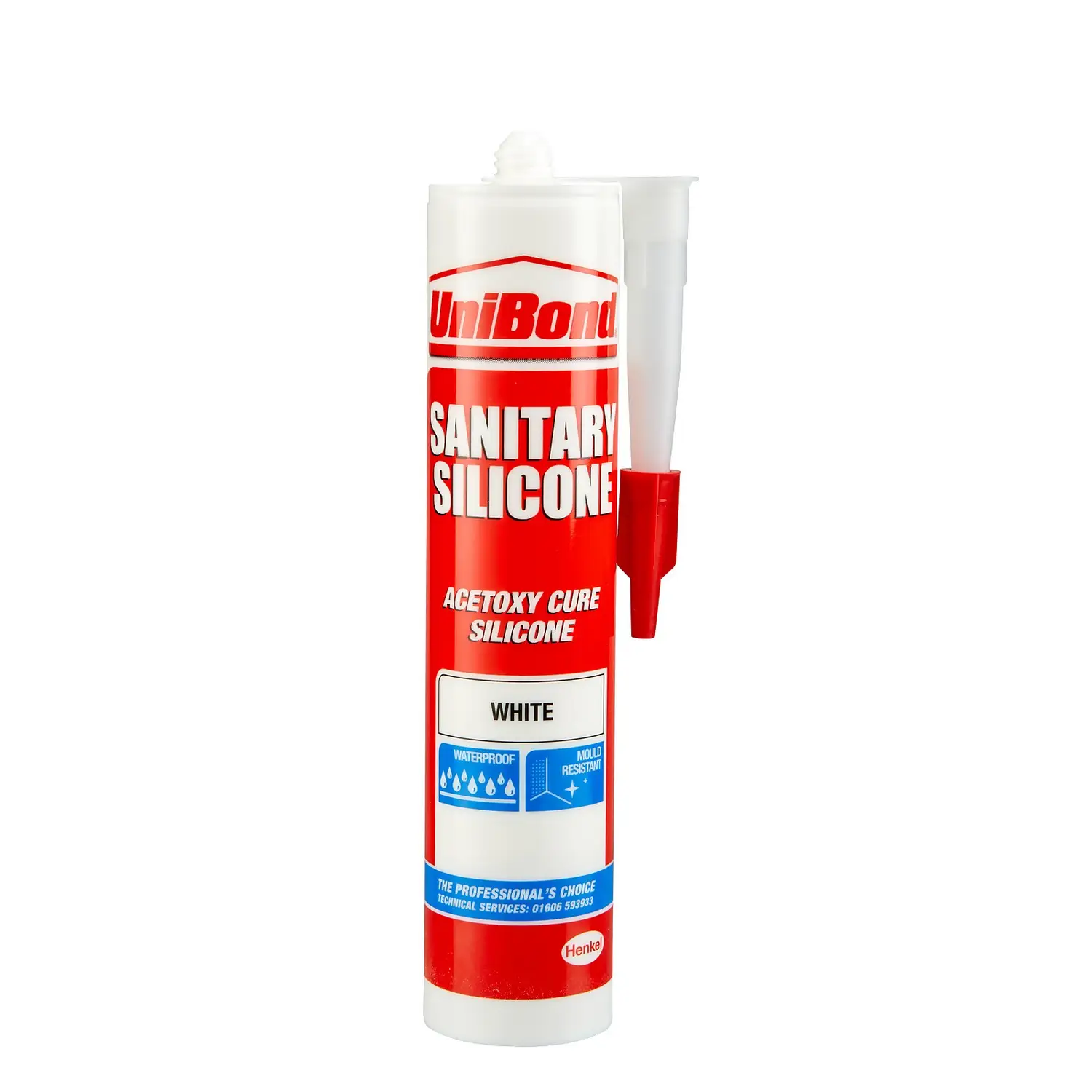 UniBond Silicone Sanitary Sealant - White 1 UniBond Silicone Sanitary Sealant - White