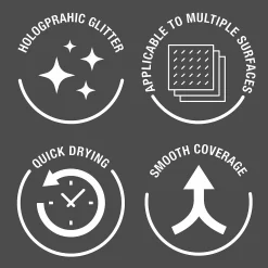 Rust-Oleum Holographic Glitter Spray Paint - 150ml -Paint And Decorating 14606449 1795053485454410