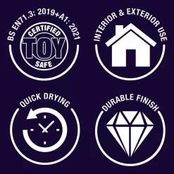 Rust-Oleum Metallic Paint Rose Gold - 250ml -Paint And Decorating 14606450 1875053507734825