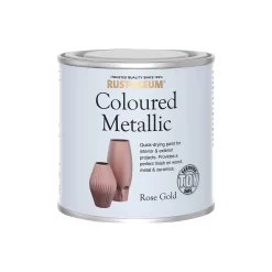 Rust-Oleum Metallic Paint Rose Gold - 250ml -Paint And Decorating 14606450 6685053507707150