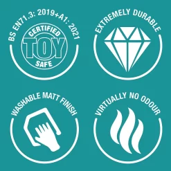 Rust-Oleum Matt Furniture Paint Torch Grey - 125ml -Paint And Decorating 14606510 5035053515228156